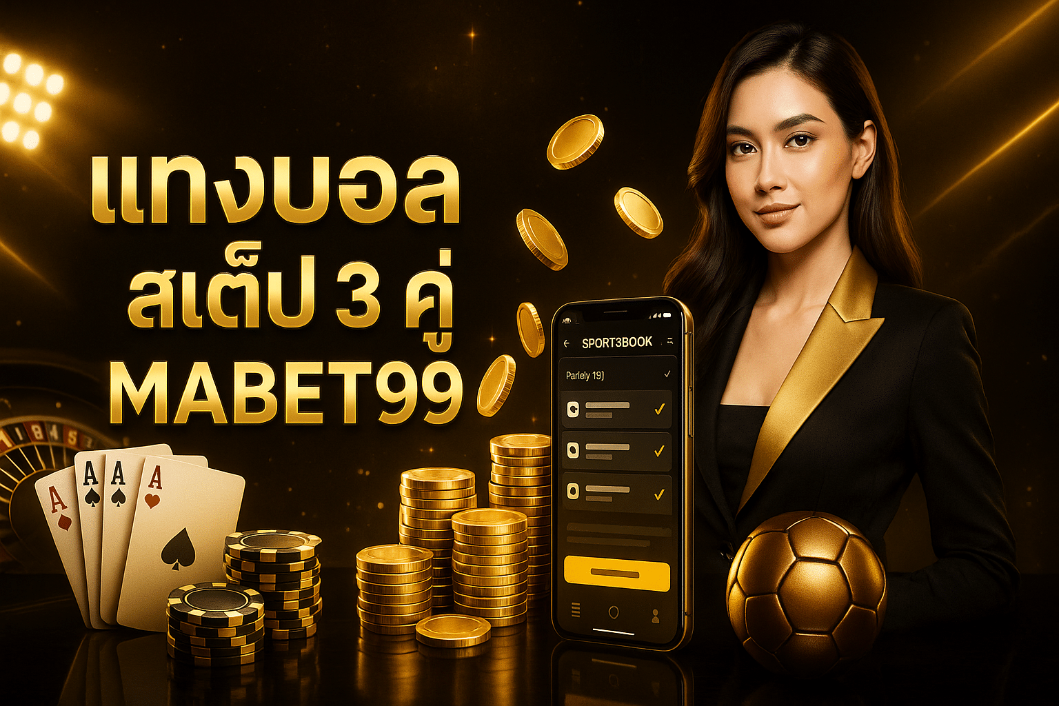 แทงบอล สเต็ป 3 คู่ MABET99